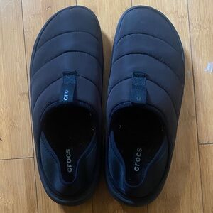 Men’s CROCS Black Puffer Slippers